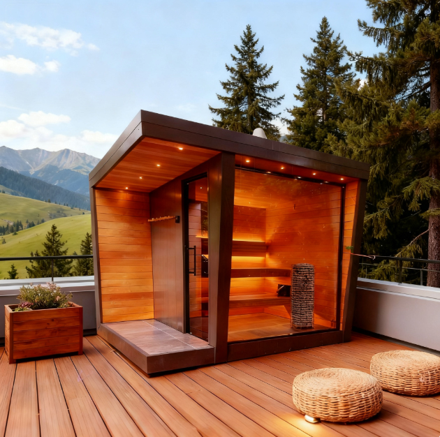 Outdoor sauna 4 person
