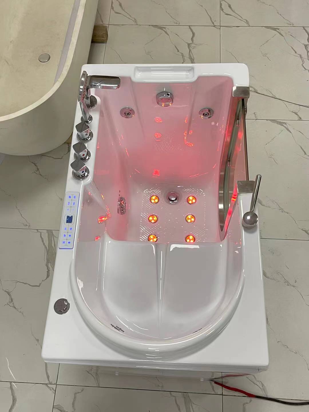 Walk in tub for seniors and handicapped