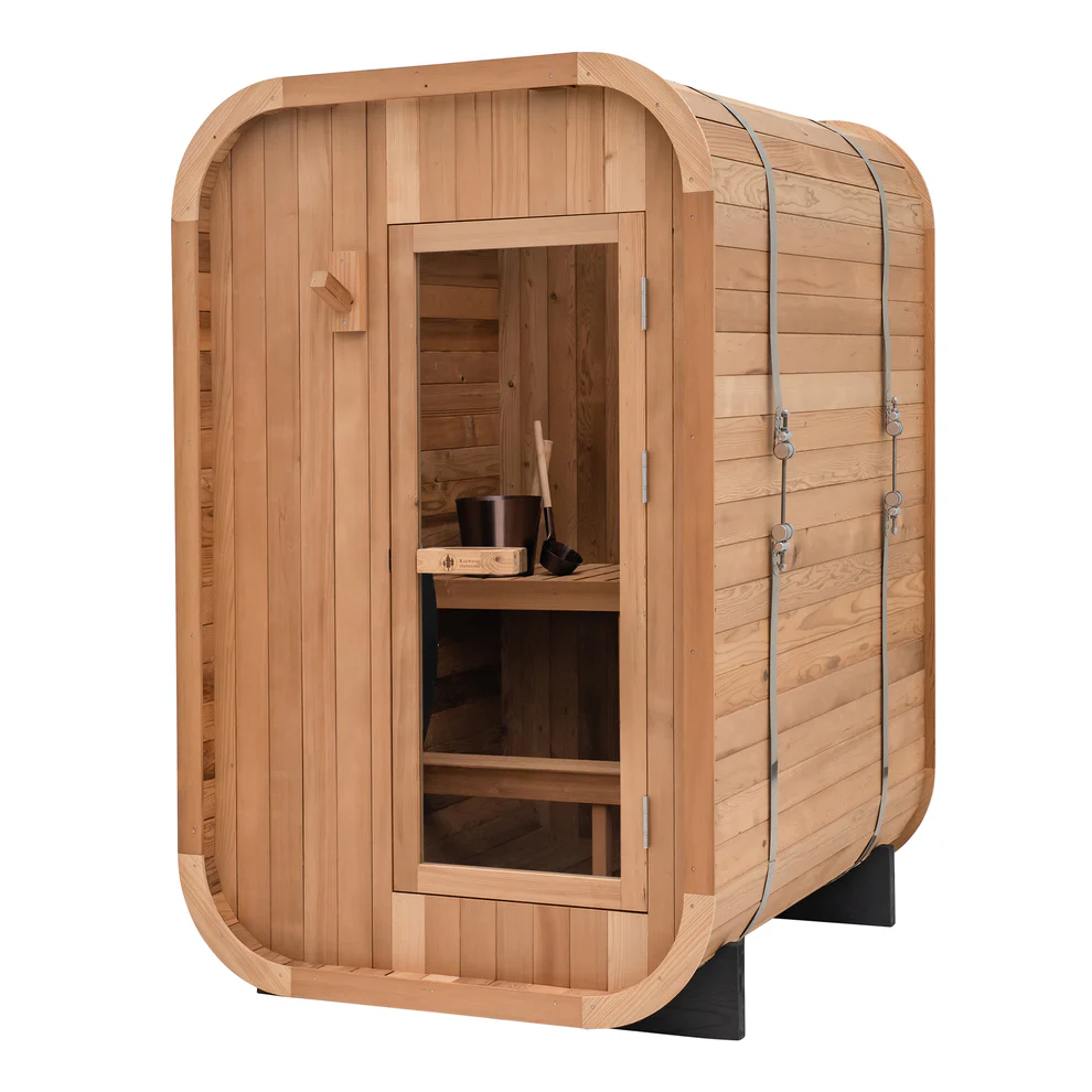 cube outdoor sauna for 2 person