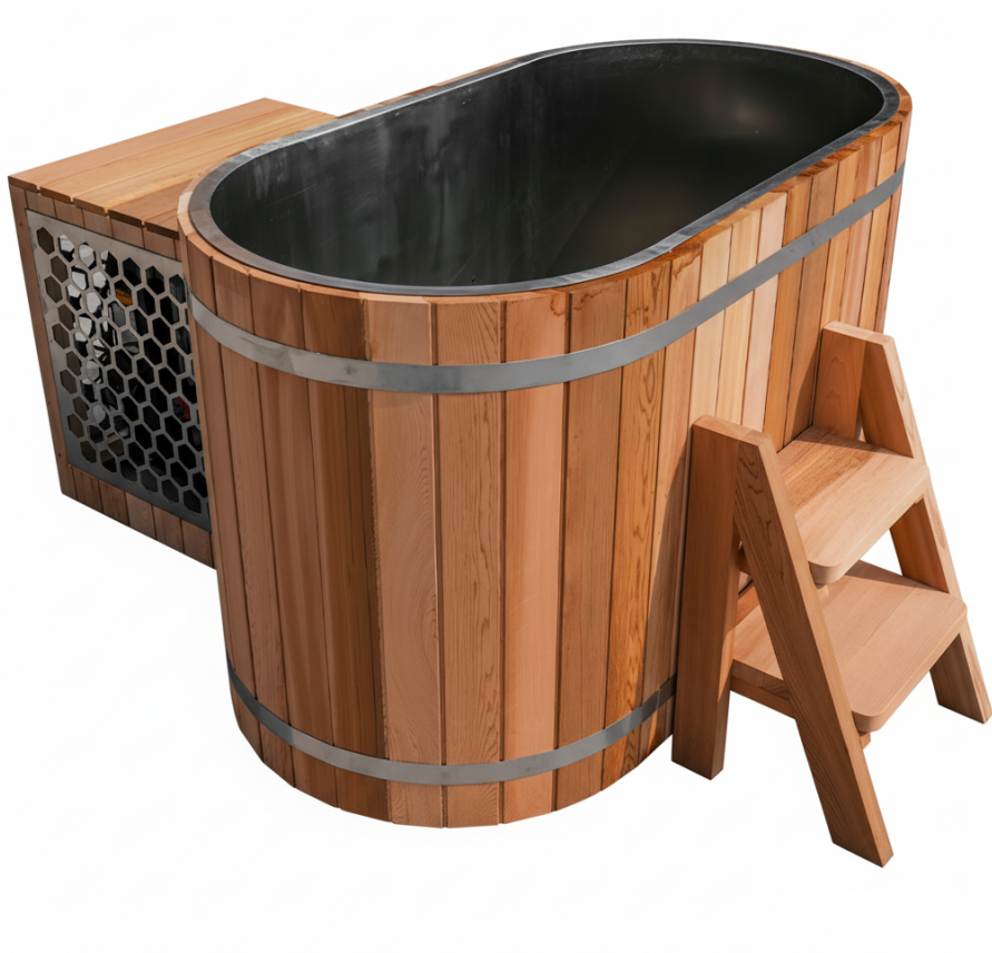 Cold plunge tub with chiller 1500x800x950